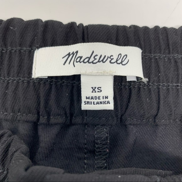 Madewell Drapey Track Trousers Pants Black Size XS - Picture 6 of 7
